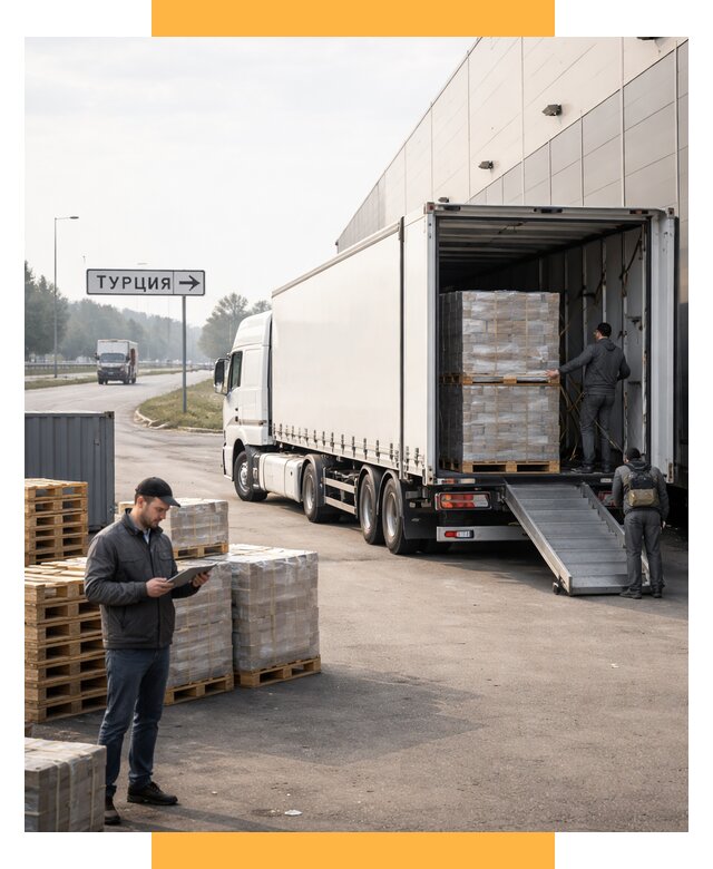 Автоперевозки и доставка фурой из Турции от 122280 р. | СетСервис-Бгр