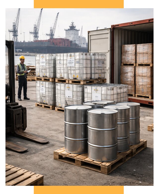 Доставка химического сырья из Индии от 254750 р. | СетСервис-Бгр