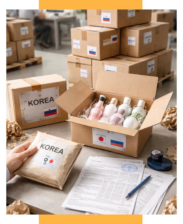 Доставка косметики из Кореи от 8662 р. под ключ | СетСервис-Бгр