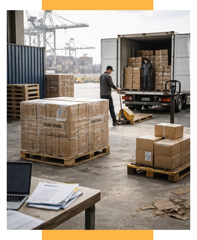 Доставка грузов из Израиля от 15285 р., логистика от СетСервис-Бгр