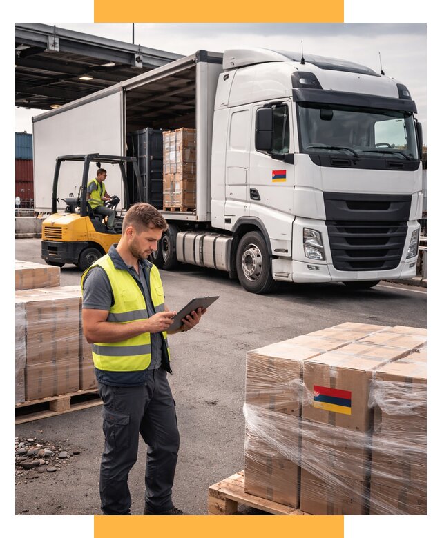 Автоперевозки из Армении от 96805 р. — услуги СетСервис-Бгр