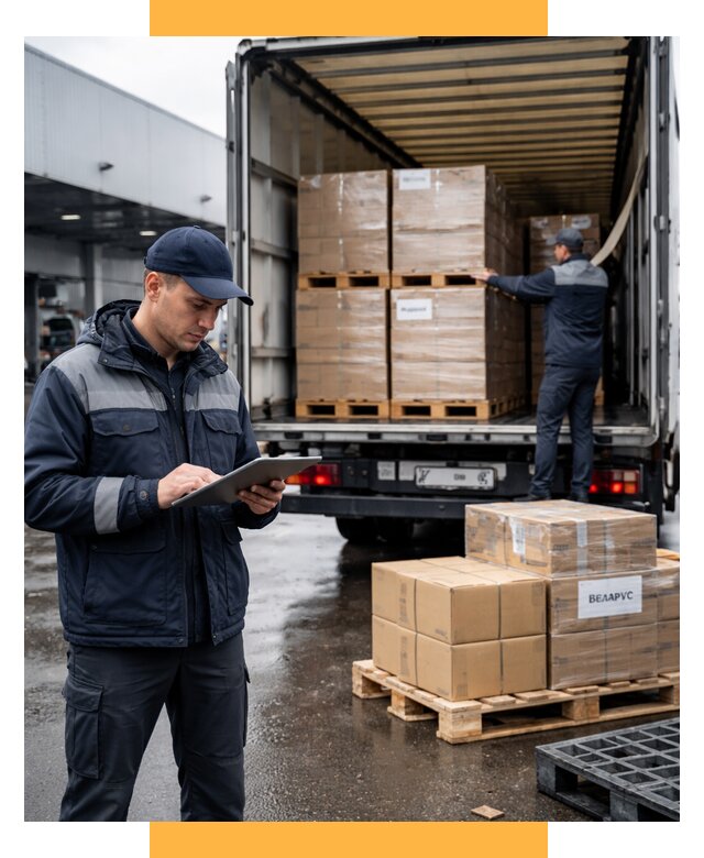 Доставка грузов из Беларуси от 15285 р. логистика СетСервис-Бгр