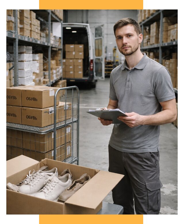 Доставка обуви из Китая и Турции от 4586 р. СетСервис-Бгр