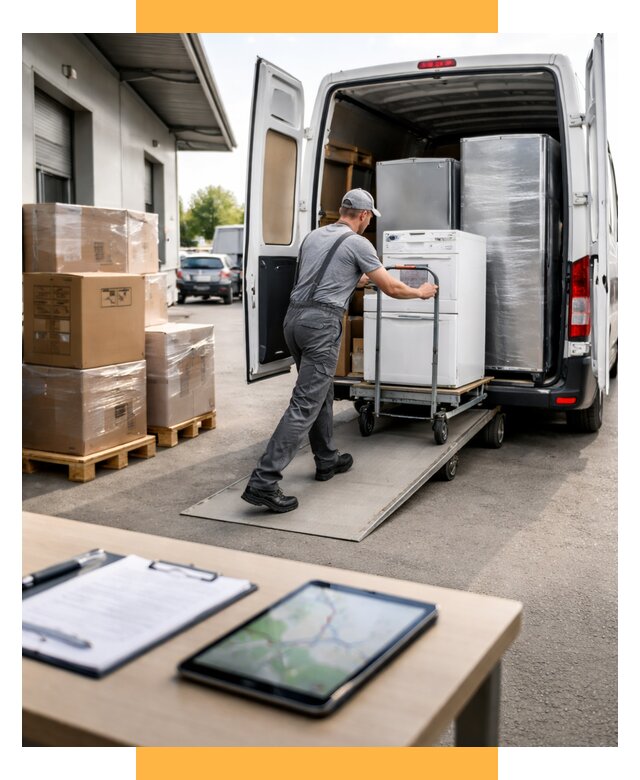 Перевозка бытовой техники от 6624 р. - логистика СетСервис-Бгр