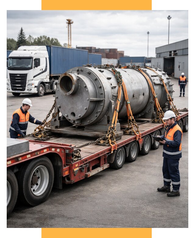 Перевозка тяжеловесных грузов под ключ от 152850 р. | СетСервис-Бгр