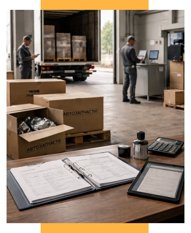 Таможенное оформление автозапчастей под ключ от 8662 р., СетСервис-Бгр