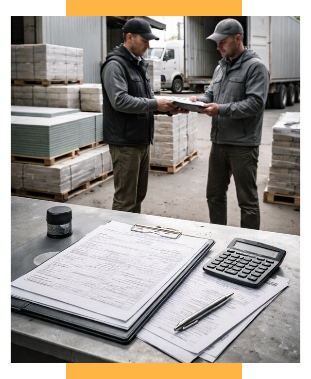 Таможенное оформление стройматериалов от 8662 р. | СетСервис-Бгр